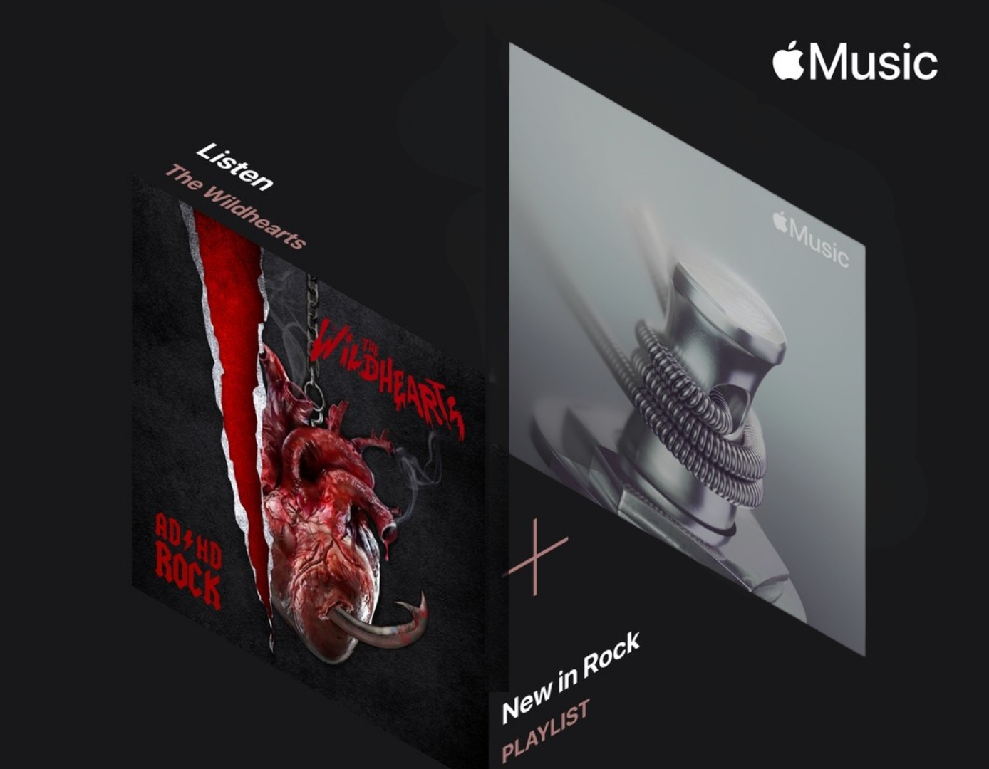 The Wildhearts EP ‘AD/HD’ has been added to the several Apple Music playlists