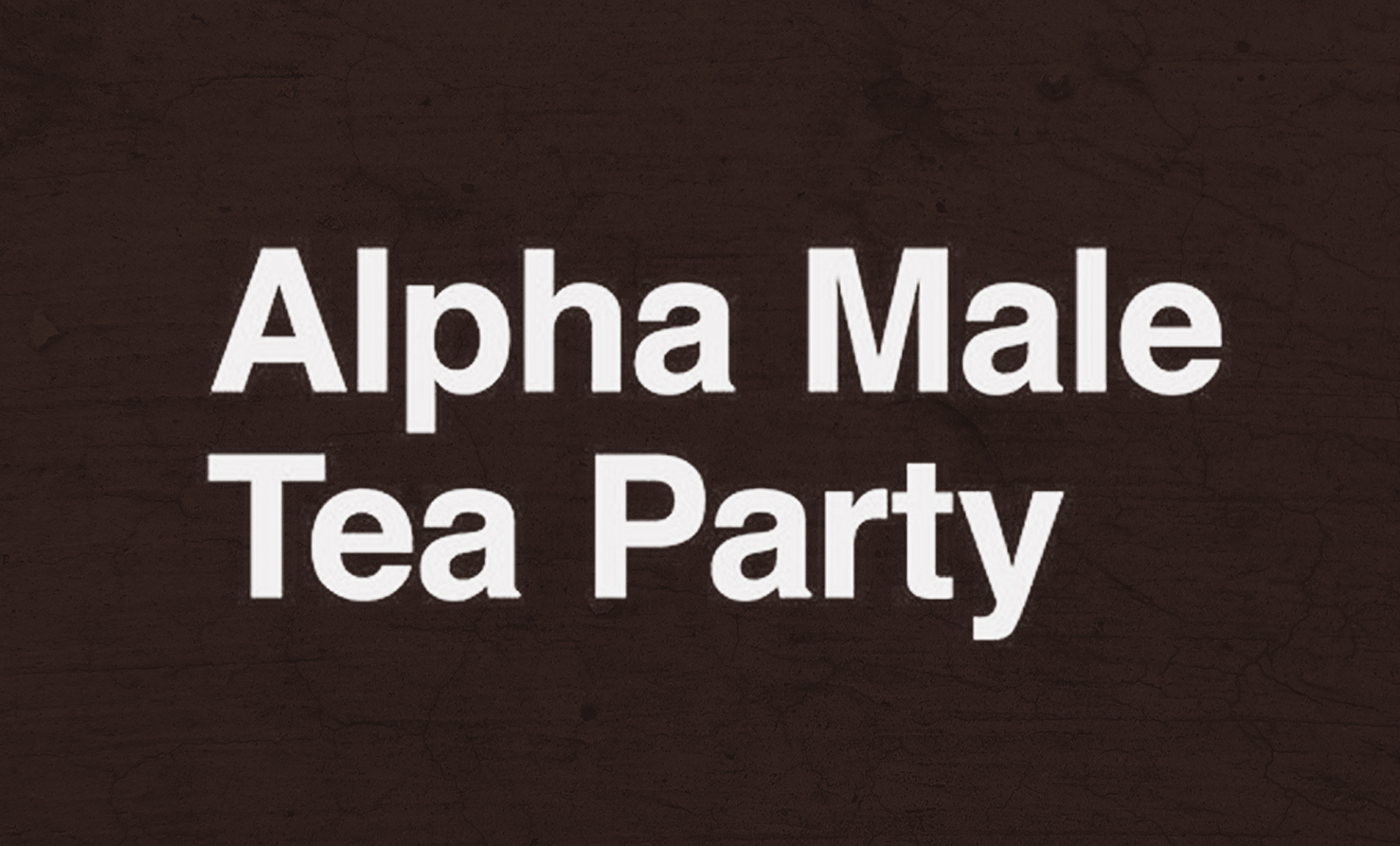 Alpha Male Tea Party logo